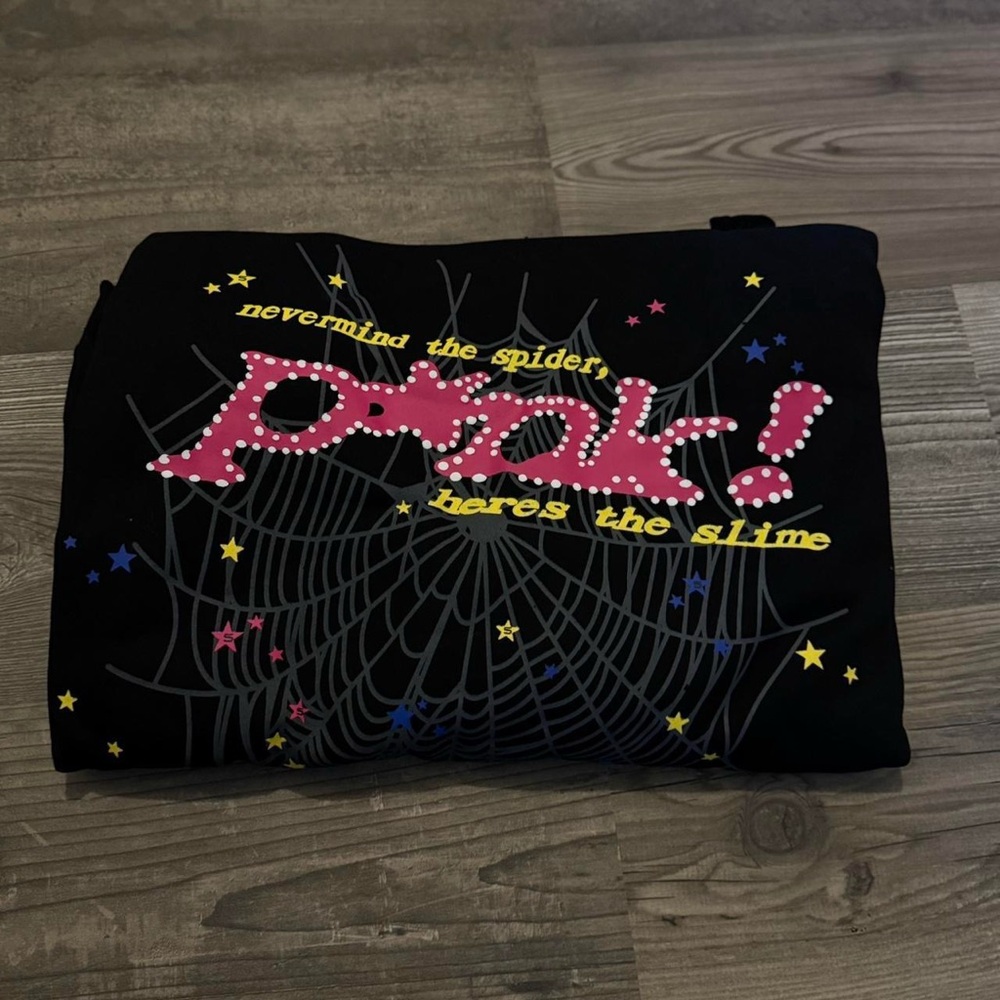 Black Sp5der V1 Hoodie